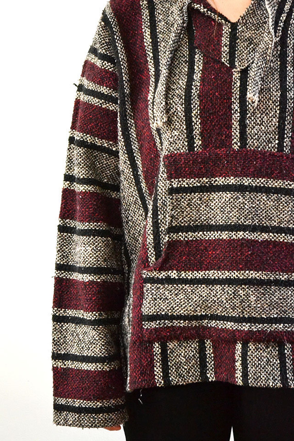 Vintage 70's Oversized Drug Rug Mexican Baja Serape Etsy