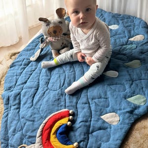 Tummy Time baby floor mat