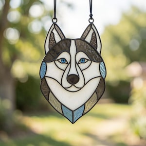 ステンドグラスの狼模様 - Etsy 日本