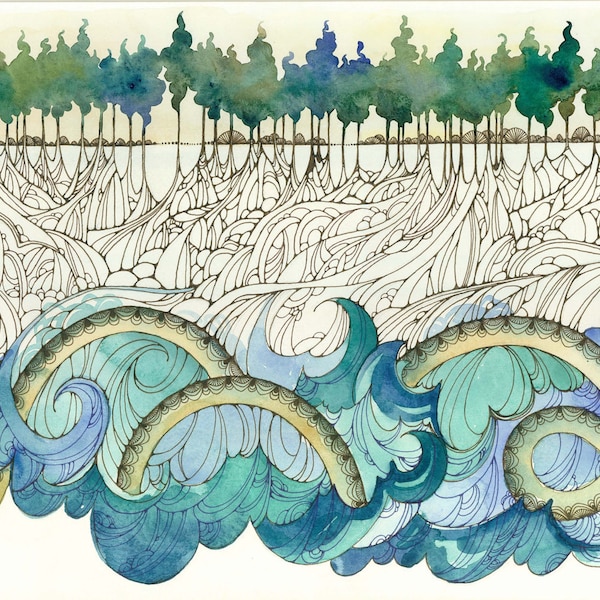 Leviathan's Roots - print