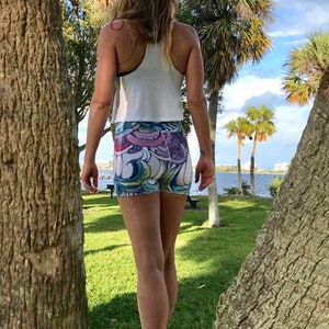 Sailboat Yoga Shorts image 5