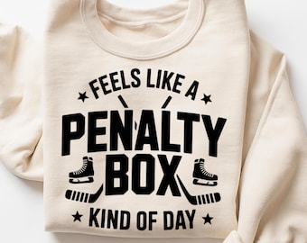 On se sent comme dans une boîte de pénalité pour le jour - Cadeau de hockey amusant pour les joueurs, les vêtements de fans de hockey, les entraîneurs et les mamans de hockey