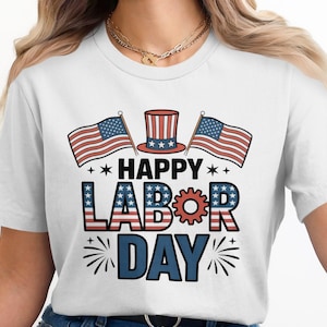 USA Flag Labor Day Shirt: Patriotic American Worker Gift