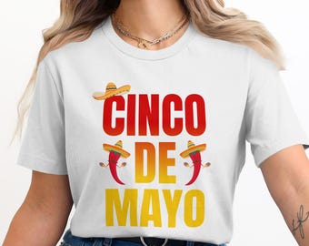 Cinco de Mayo Shirt: Chili Pepper Sombrero Graphic Tee