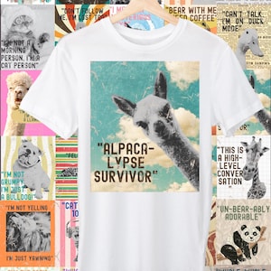 Alpaca-lapse Survivor T-Shirt – Funny Alpaca Pun Tee – Unisex Gift for Alpaca Lovers
