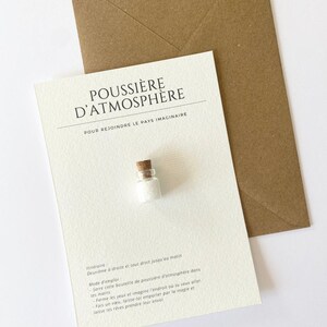 Carte Poussière d'Atmosphère – Invitation au Rêve et à l'Imaginaire