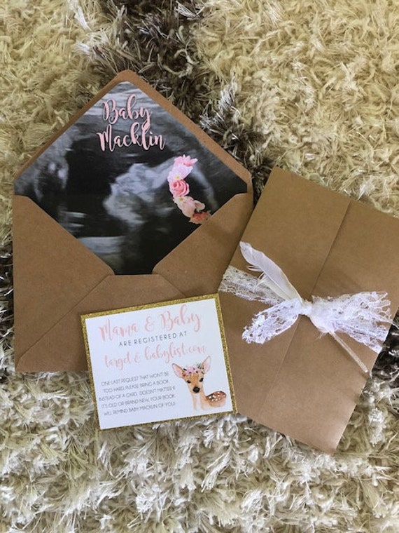 Boho Baby Shower Invitation Il_570xn