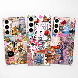 Funda para teléfono de viaje con diseño de ciudad japonesa, compatible con Samsung S25, S24, S23, S22, S21, compatible con Samsung A56, A55, A54, A53, A52s, A36, A35, A16, A15