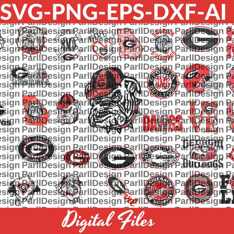 Georgia Bulldogs Svg - Etsy