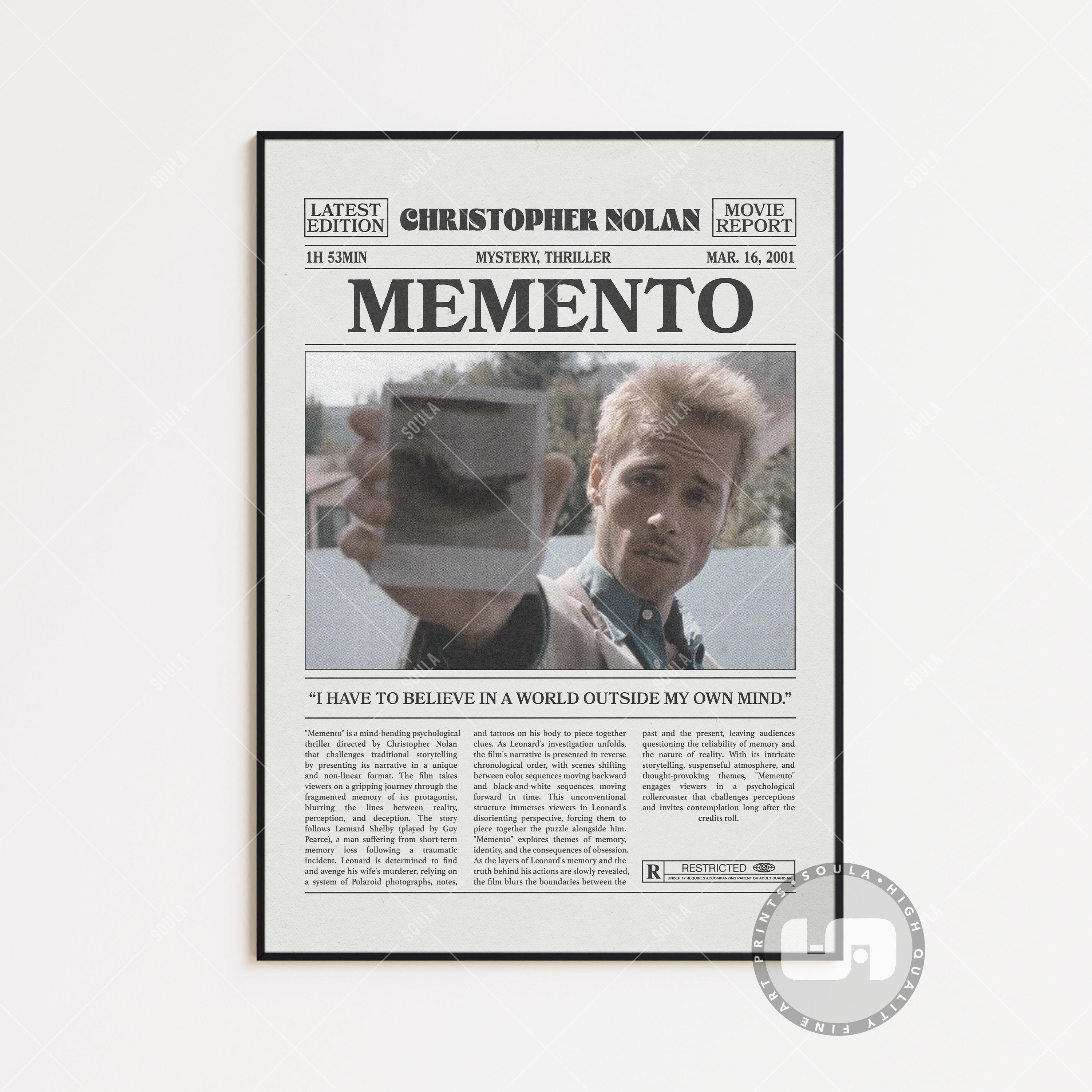 Memento movie poster - Etsy 日本