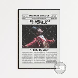 The greatest showman poster - Etsy 日本