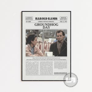 Groundhog day poster - Etsy 日本