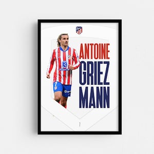 Antoine Griezmann – Atletico Madrid Star, France Forward, Brilliant Dribbling and Scoring Contributions in Football&#39;s Rising Star