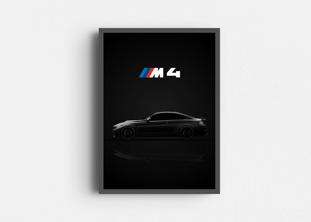 BMW M4 F82 Poster | Digital Print | Hyper Car Poster | Super Car Print ...