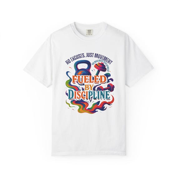 Motivational Graphic T-shirt: Energetic Gym Workout Apparel