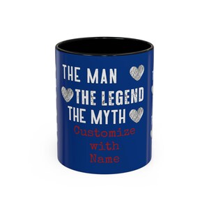 Customizable Legend Mug, Personalized Coffee Cup, Father&#39;s Day Gift, Gift for Him, Office Mug, Funny Mug