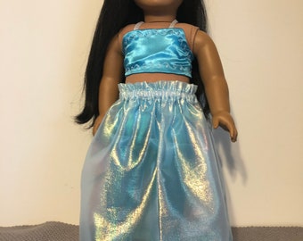 18"Doll Teal Prom Outfit