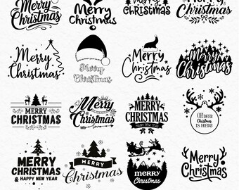 Merry Christmas SVG Bundle, Christmas Svg, Christmas Shirt Svg, Christmas Sign Svg, Merry Christmas Cut Files, Cricut, Png, Svg