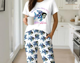 Twilight Meme Pajama Set, Sparkly Shark Edward Cullen Sleepwear
