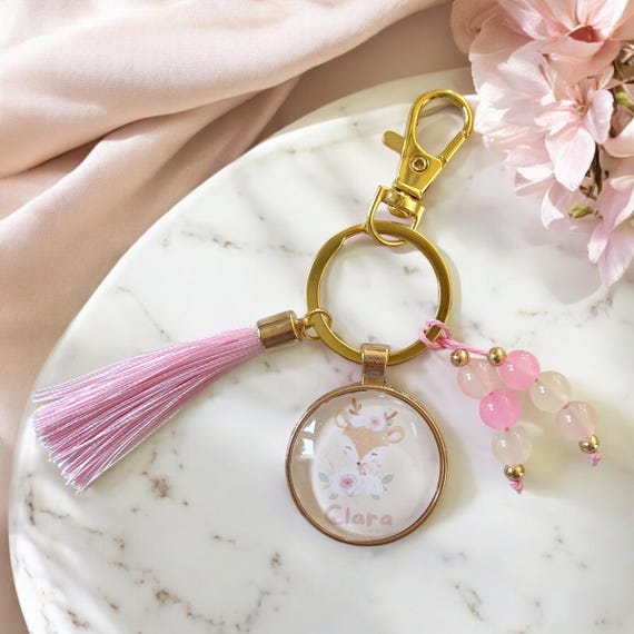 Mochila colgante mochila colgante llavero con nombre personalizado niña