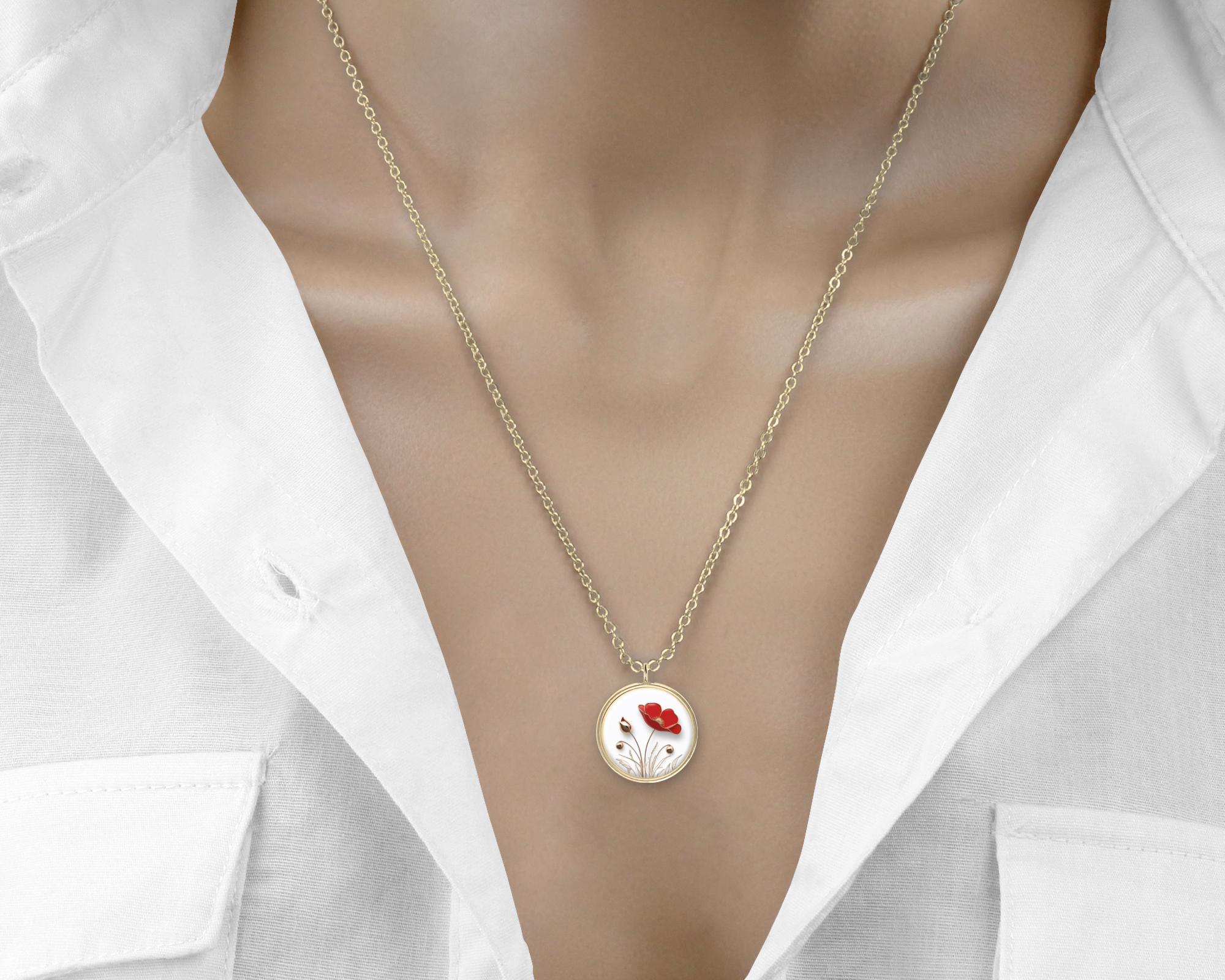 Collier Ancien De La Marque Taratata - Modèle Vintage Doré à Thème Fleur/plante - Occasion