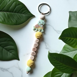 Backpack pendant keychain personalized with name