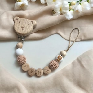 pacifier chain with name