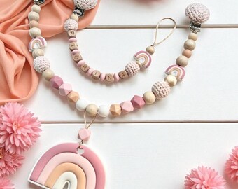 Schnullerkette Mädchen Set