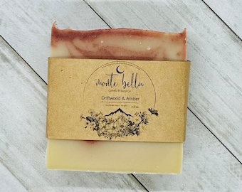 Driftwood & Amber Soap | Handmade Soap | Homemade Soap | Cold Process Soap | Amber | Scented Soap | Luxury Soap | Lather Soap | Gift Soap