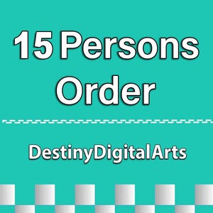 Pedido para 15 pessoas, caricaturas de foto, sua escolha de pessoa e fundo e personalização, foto personalizada para caricatura de desenho animado