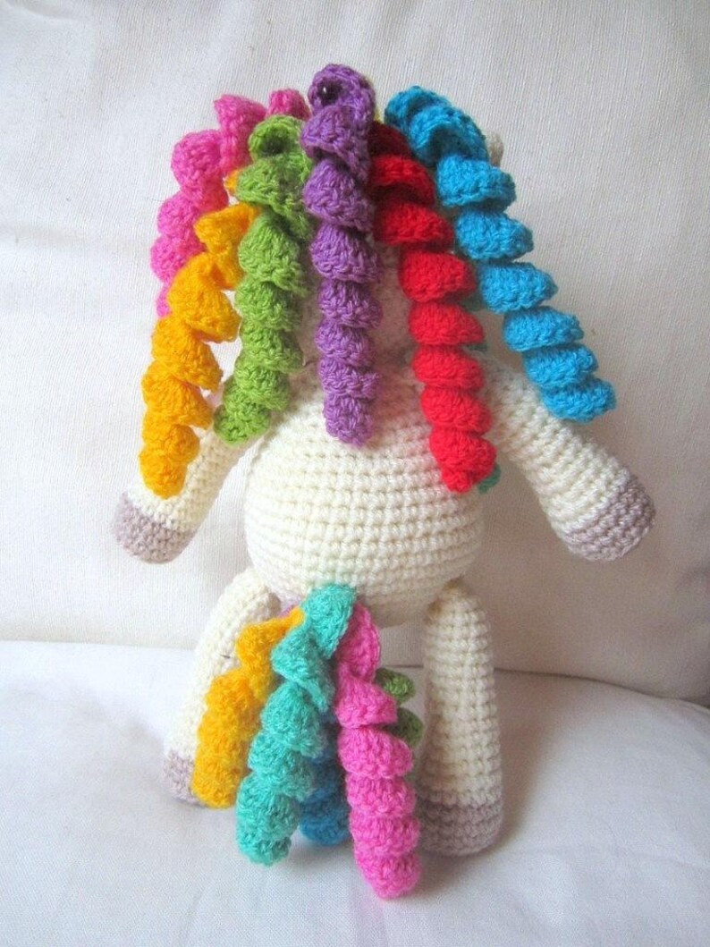 Libro electrónico con patrón de crochet de Unicorn Effie Wool Friends imagen 4