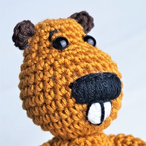 Castor Bilbo Patrón De Ganchillo Amigurumi Wollowbie imagen 4