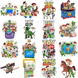 500+New Toy Story 5 PNG Bundle,Buzz Lightyear,Woody Jessie PNG,Alphabet, Toy Story Birthday Shirt Design, Toy Story Clipart-Instant Download image 15