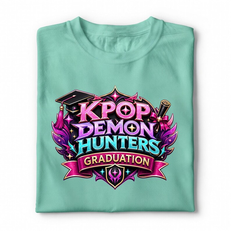 Huntrix Graduation Cap Kpop Demon Hunters Graduation PNG Bundle, Class of 2026 Senior Clipart ...