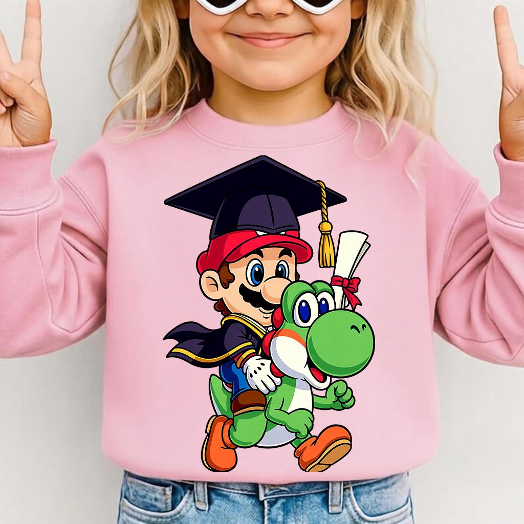 Yoshi Graduation Super Mario Graduation PNG Bundle, Mario Class of 2026 Clipart, Luigi ...