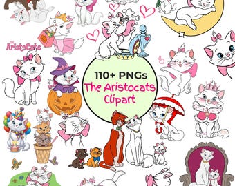 110+ Aristocats Clipart Png,Aristocats Marie Png Files for Cricut, Aristocats Png,Marie Png for Shirt Aristocats Clipart Instant Download