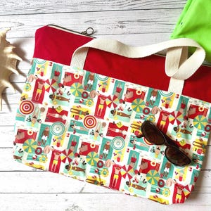 Large beach bag Les Plagistes