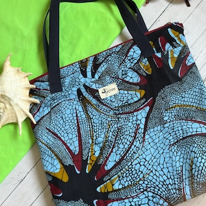 Large Urban Oasis Beach Bag