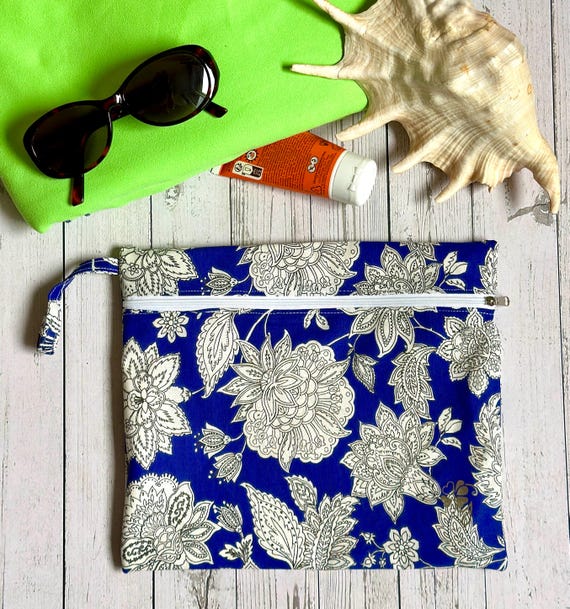 Floral Glow Waterproof Pouch
