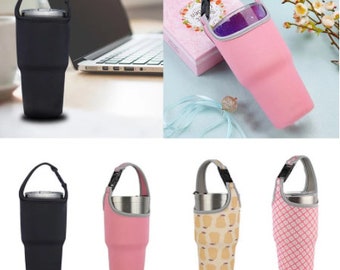 Portable Holder Bag Bottle Carry Mesh Net Cup Sling Pouch For Travel Hiking 30oz Portable Holder Bag Bottle Carry Mesh Net Cup Sling Pouch For Travel Hiking 30oz