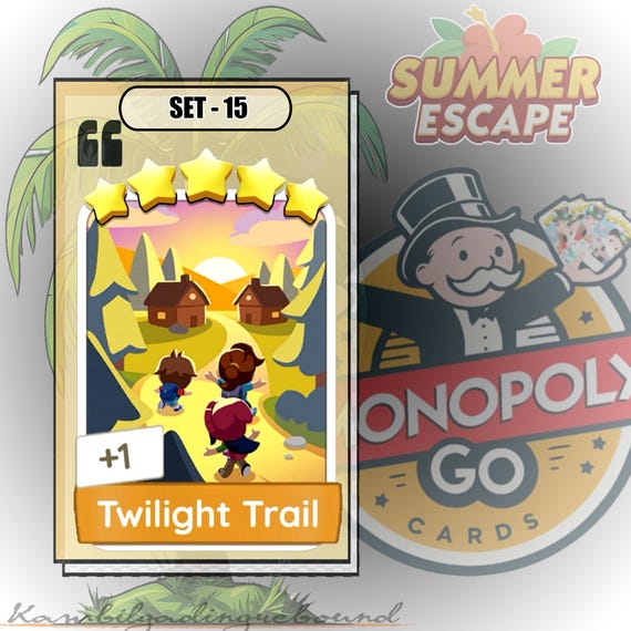 Monopoly Neu MONOPOLY SUMMER ESCAPE Album Mit 1-5 Sterne Stickern - Kartenspiel, 2024 Edition Sticker Für Monopoly Summer Escape