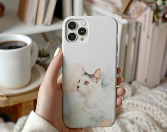 Personalized phone case – phone case with your pet – personalized gift – slim case for iPhone & Samsung