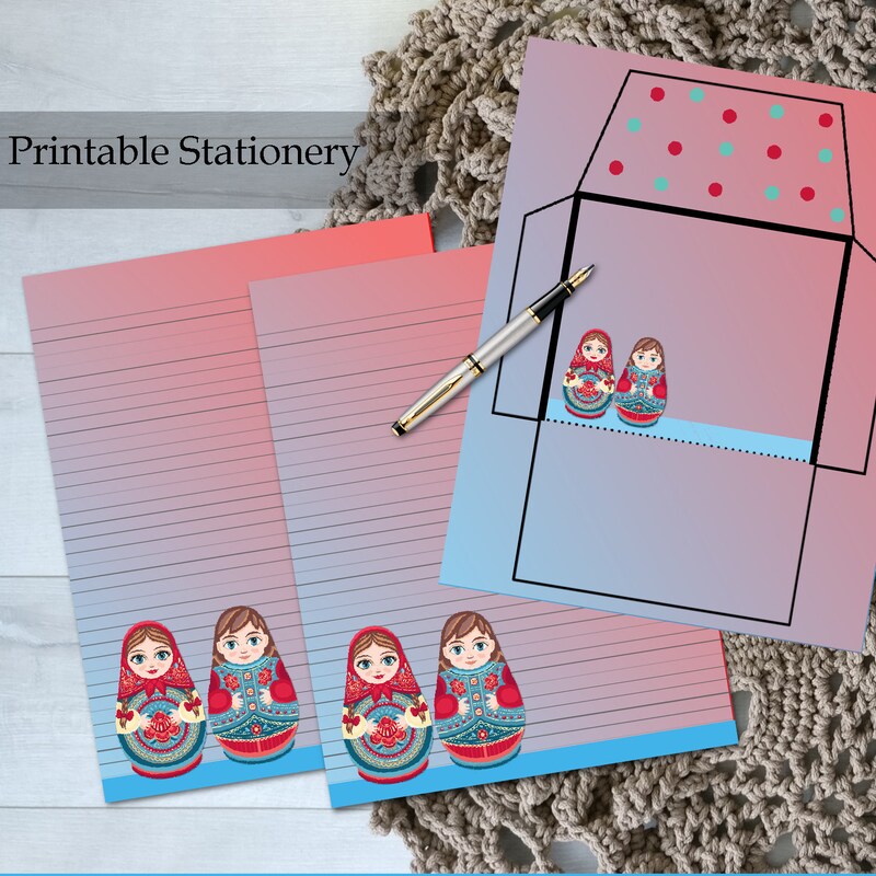 Paper Dolls Penpals Etsy