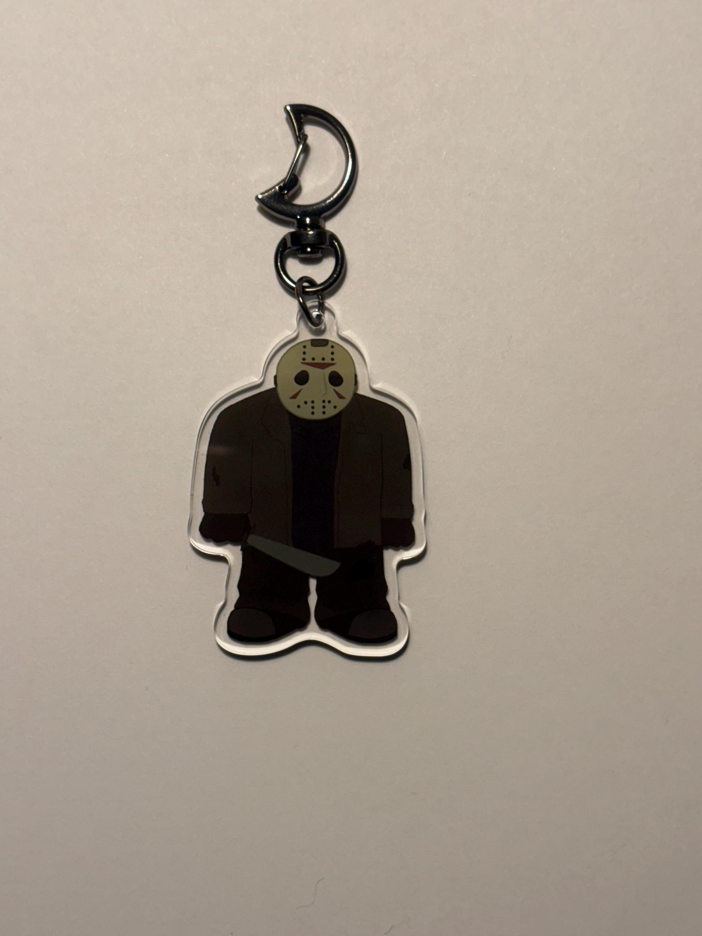 Acrylic Slasher Keychains- Horror Icons - Etsy