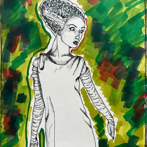 Bride of Frankenstein Print