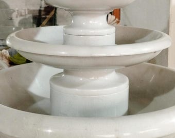 Handcrafted Marble Table Water Fountain: 18-Inch Indoor Waterfall Feature