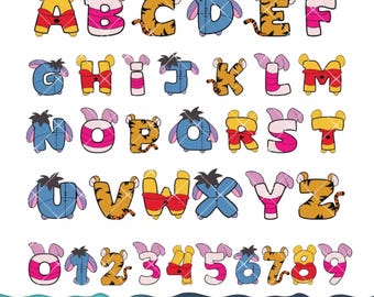 Font SVG PNG Bundle, Birthday Font Svg Alphabet Letters Numbers Set, Font Png Transparent, Letters Svg - Clipart for Cricut / Silhouette