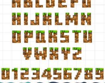 Alphabet SVG PNG Bundle, Layered Font SVG, Alphabet Letters Numbers Set, Letters Png Font Png Transparent - Clipart for Cricut / Silhouette