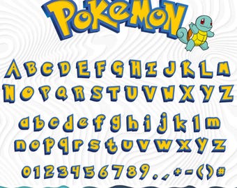 Font SVG PNG Bundle, Birthday Alphabet Letters Numbers Set, Birthday Font Svg Transparent, Letters Png - Clipart for Cricut / Silhouette