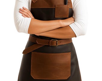 Custom Leather Apron: Hair Stylist, Chef, or Salon Professional